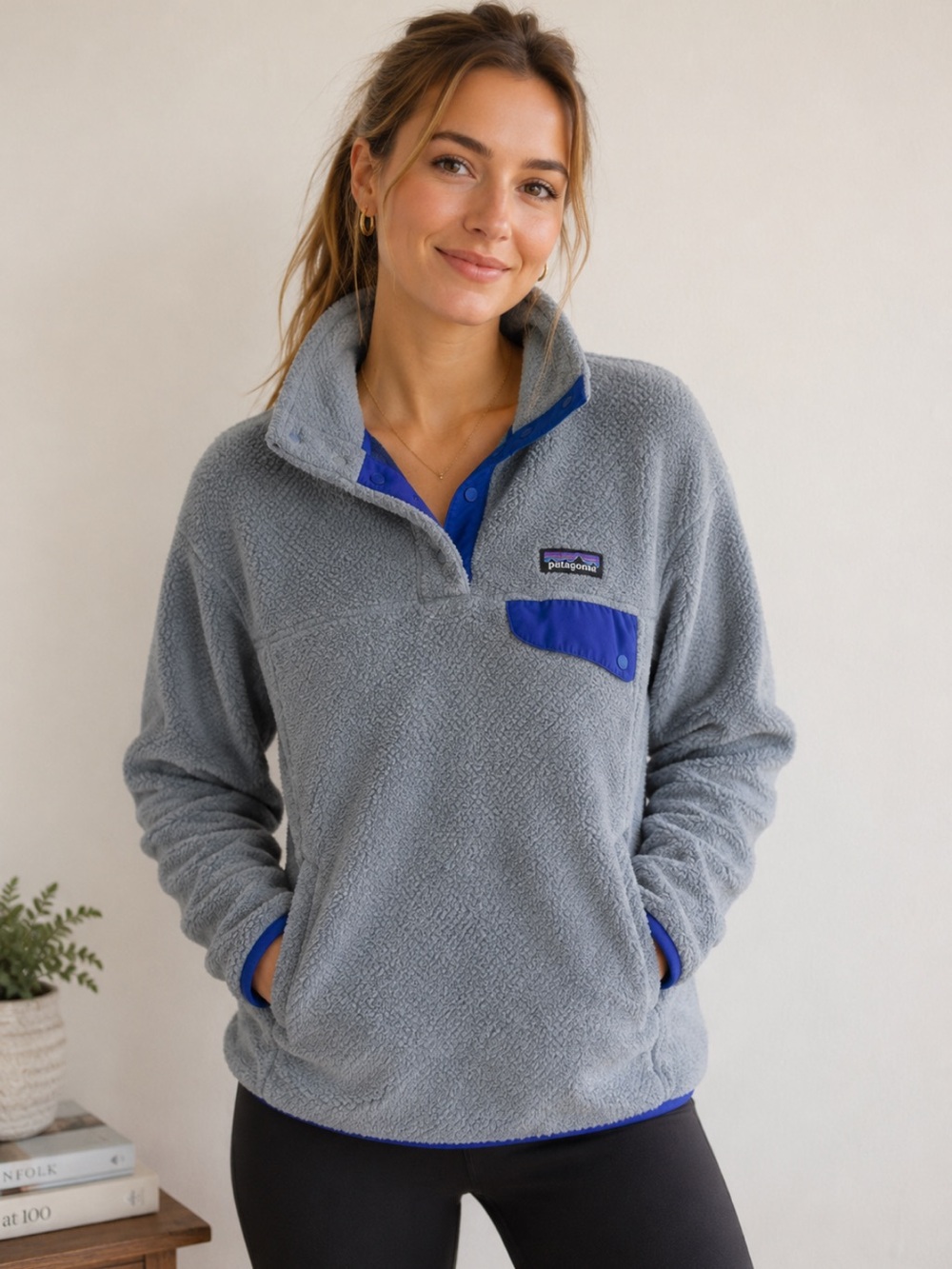 𝅺Patagonia Women's Re-Tool Snap-T Fleece Pullover XSmall.